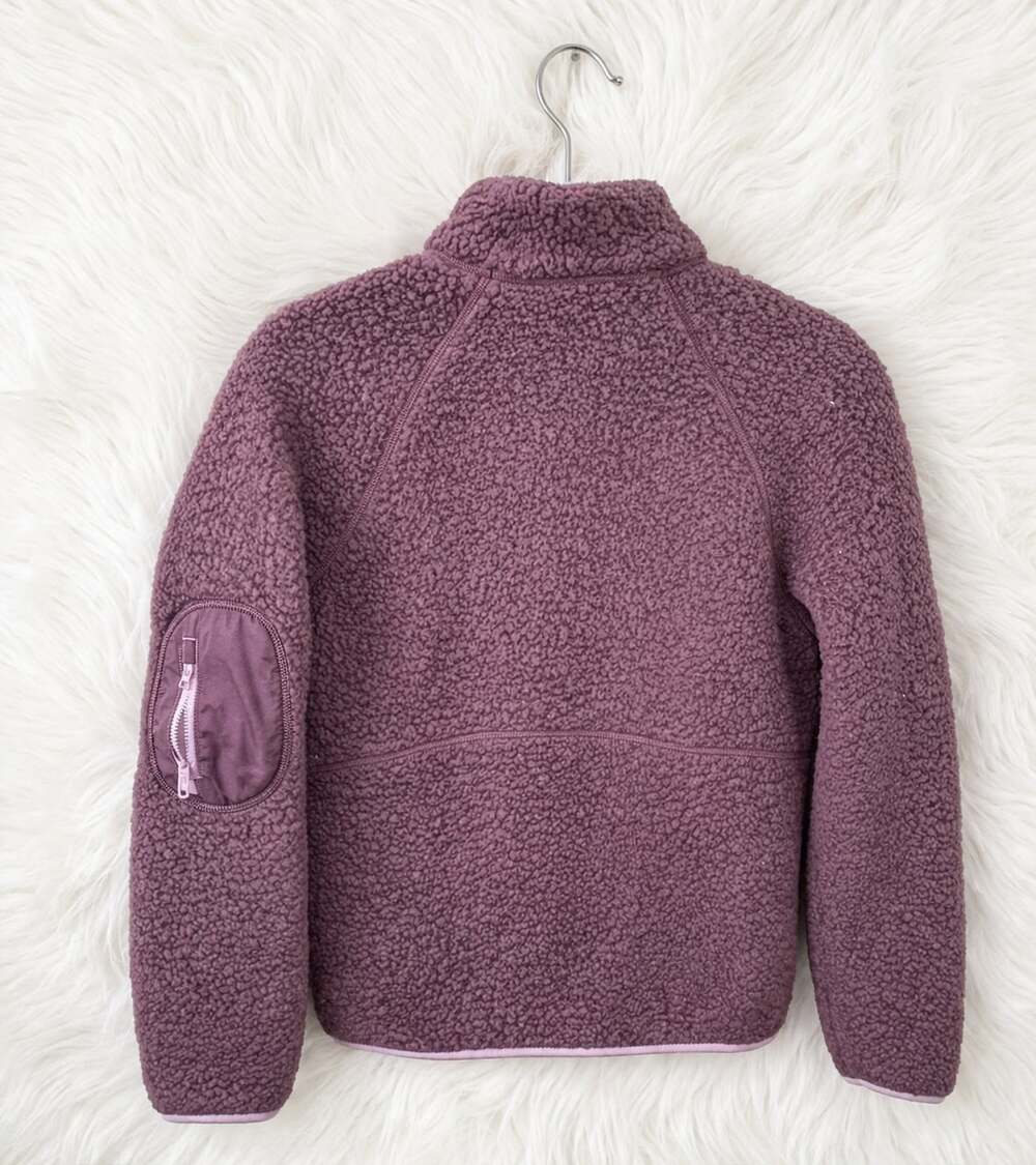 Under Armour Women's UA Sherpa Fleece 1/4 Zip Pullover in Dark Rose - Picture 2 of 3
